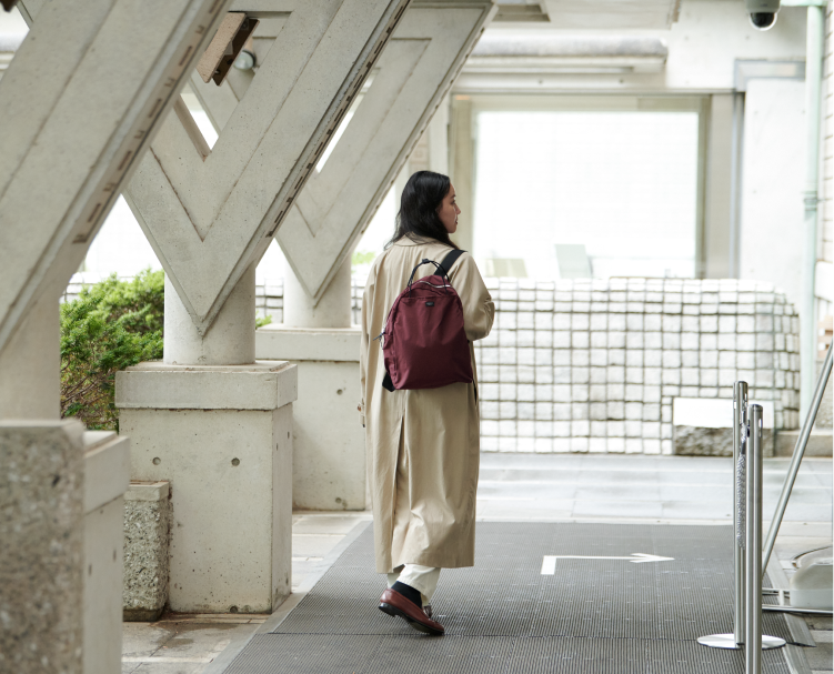 TRIANGLE SHOULDER / Bordeaux