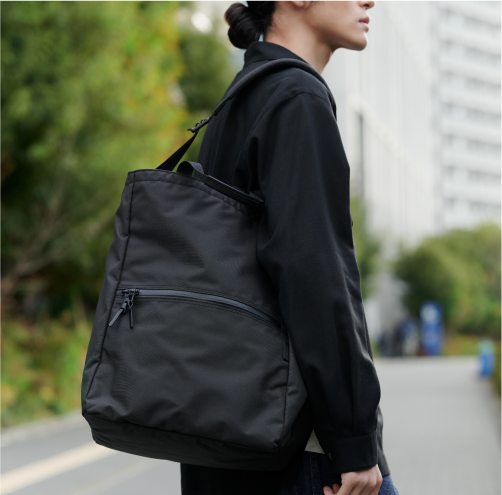 STAND UP 2WAY TOTE / BLACK