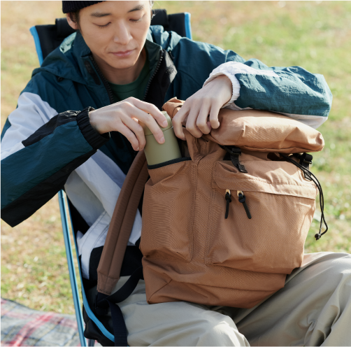 MULTI POCKET PACK / MOCHA