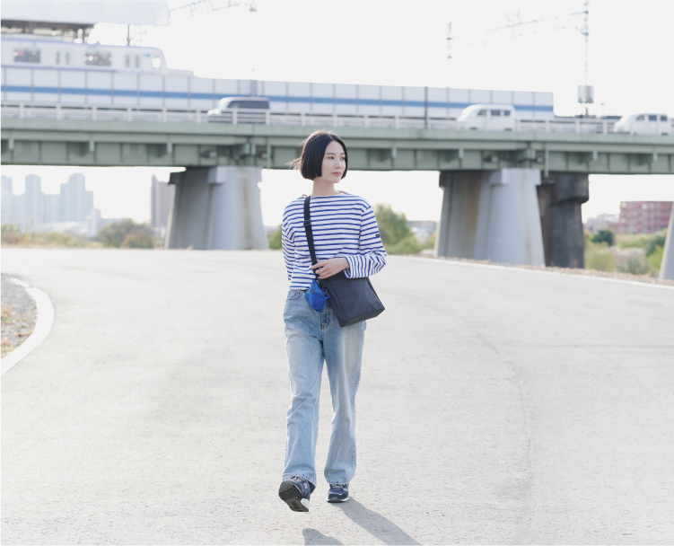 WALKIES SHOULDER / STEEL GREY