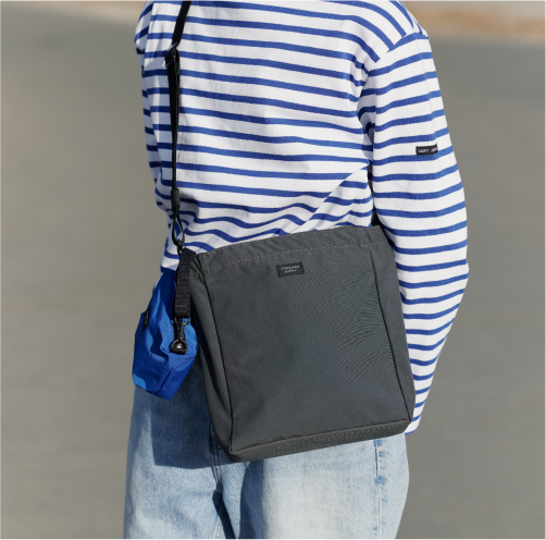 WALKIES SHOULDER / STEEL GREY