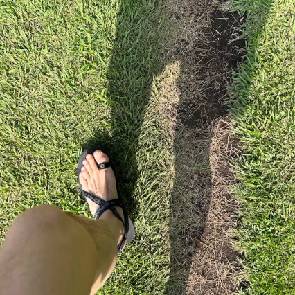 夏のサンダルランニング